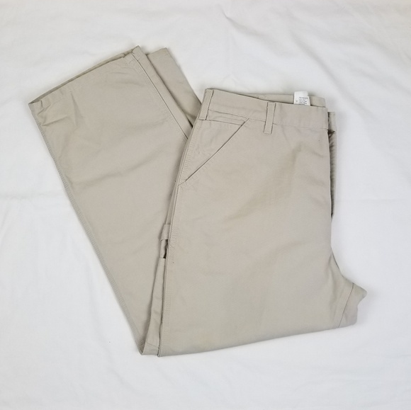 Carhartt Loose Fit Canvas Carpenter Jean's 40×30 - Picture 2 of 5